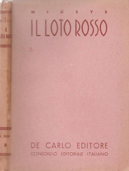 Il loto rosso - Tsubaki Myû - copertina