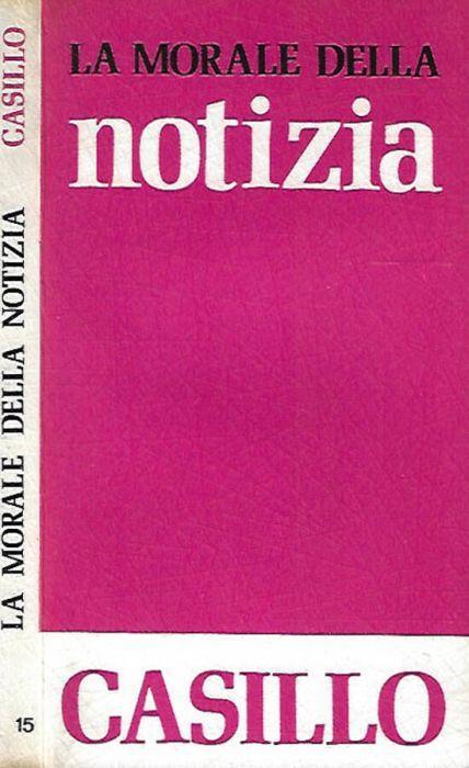 La morale della notizia - Pasquale Casillo - copertina