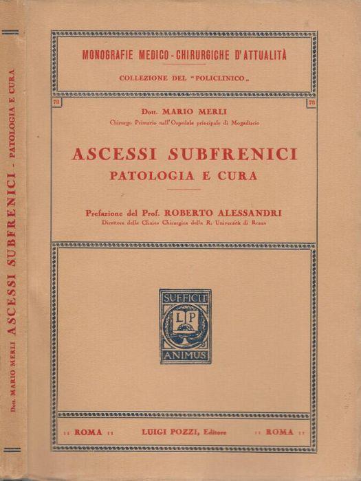 Ascessi subfrenici - Mario Merli - copertina