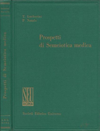 Prospetti di Semeiotica medica - copertina