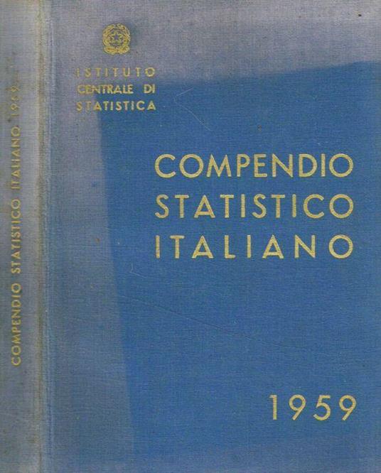 Compendio statistico italiano 1959 - copertina