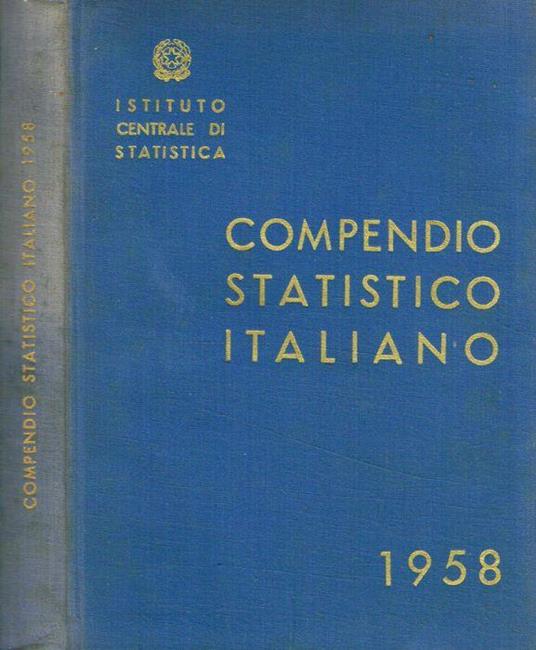 Compendio statistico italiano 1958 - copertina