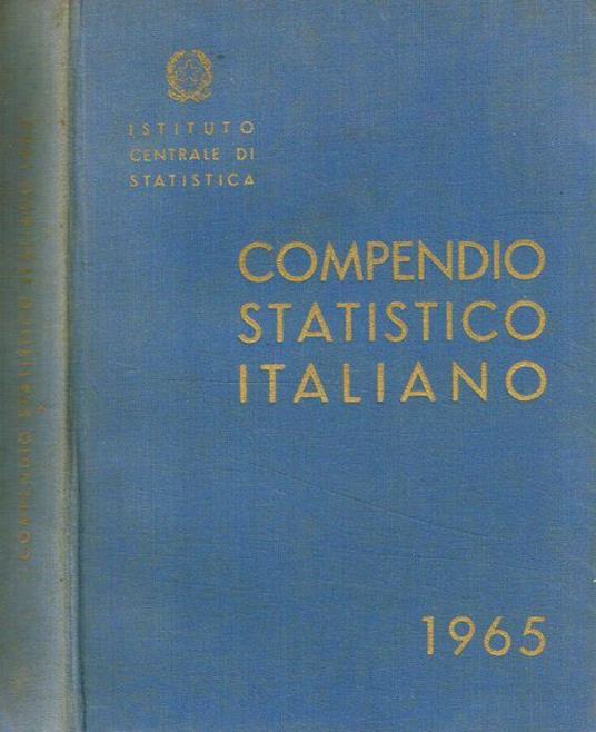 Compendio statistico italiano 1965 - copertina