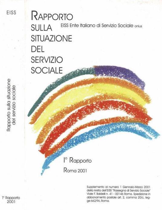 Rapporto sulla situazione del Servizio Sociale - copertina