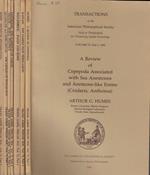 Transactions of the American Philosophical Society Volume 72 part. 2, 3, 4, 5, 6, 7, 8 1982