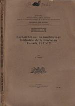 Recherches sur les tournières et l'industrie de la tourbe au Canada, 1911-12