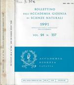 Bollettino dell'Accademia Gioenia di Scienze Naturali Vol. 24 N. 337, 338 1991