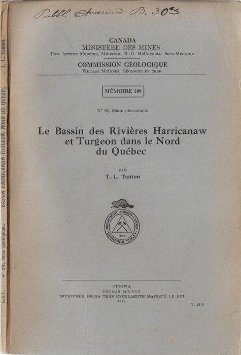 Le bassin des rivières Harricanaw et Turgeon dans le Nord du Québec - copertina