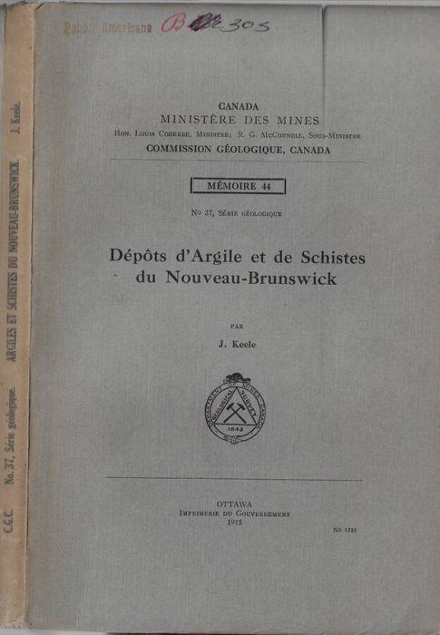 Dépots d'argile et de schistes du Nouveau-Brunswick - copertina