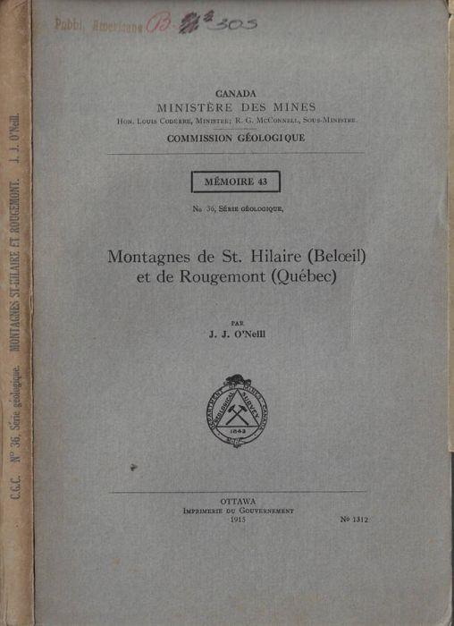 Montagnes de St. Hilaire (Beloeil) et de Rougemont (Québec) - copertina