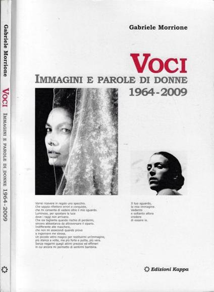 Voci immagini e parole di donne - Gabriele Morrione - copertina