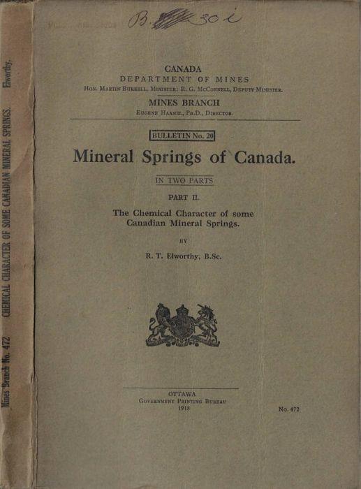 Mineral spring of Canada Part II - copertina