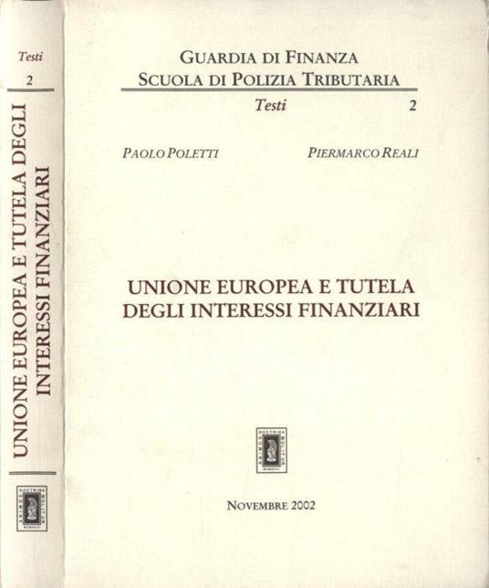 Unione Europea e tutela degli interessi finanziari - copertina