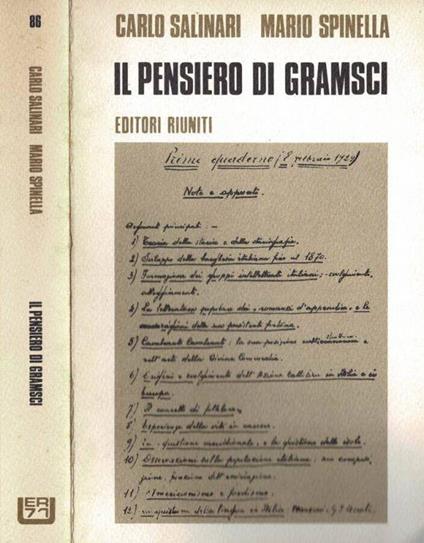 Il pensiero di Gramsci - Carlo Salinari - copertina