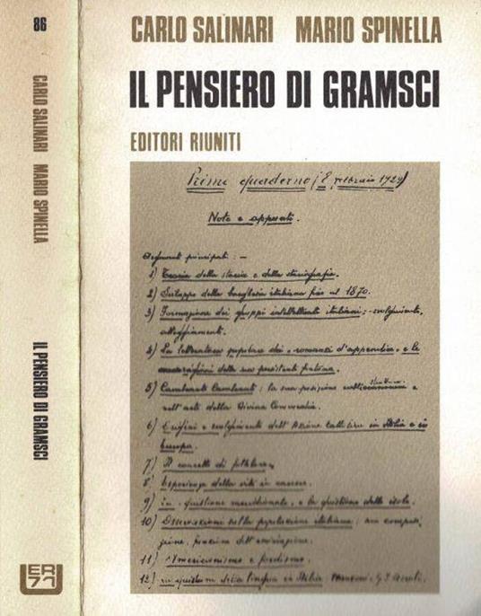 Il pensiero di Gramsci - Carlo Salinari - copertina