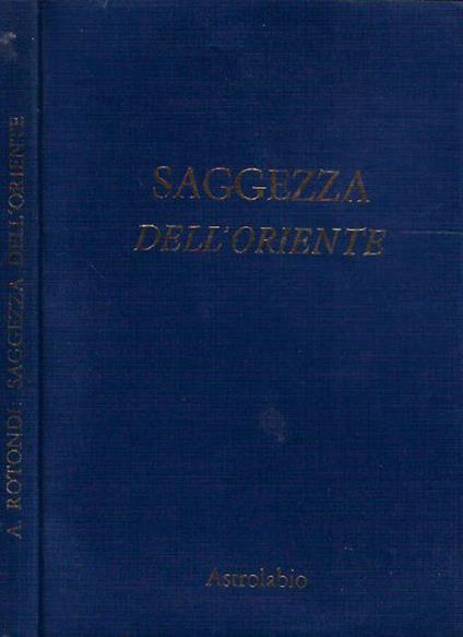 Saggezza dell'Oriente - Amedeo Rotondi - copertina