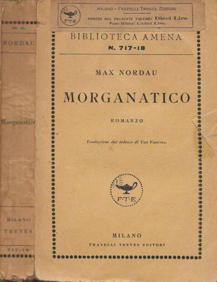 Morganatico - Max Nordau - copertina