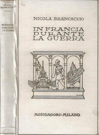 In Francia durante la guerra - Nicola Brancaccio - copertina