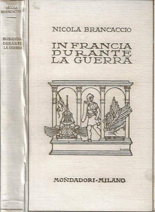 In Francia durante la guerra - Nicola Brancaccio - copertina