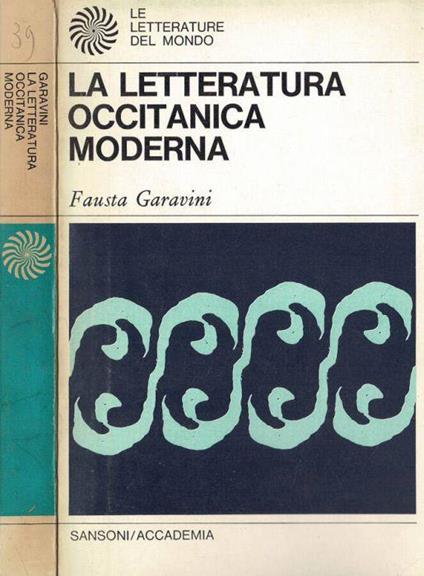 La letteratura occitana moderna - Fausta Garavini - copertina