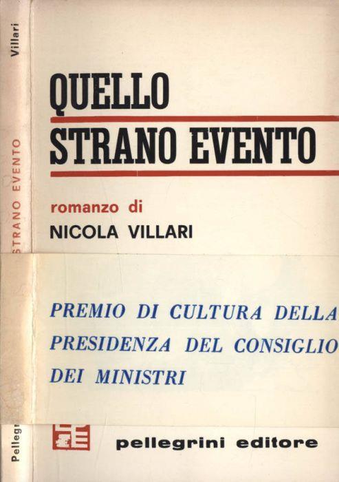 Quello strano evento - copertina