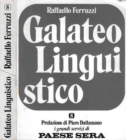 Galateo Linguistico - Raffaello Ferruzzi - copertina