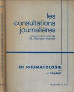 Les consultations Journalières en rhumatologie