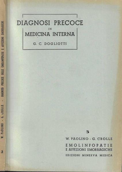 Emolinfopatie e affezioni emorragiche - W. Paolino - copertina