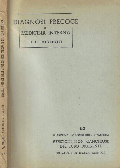 Affezioni non cancerose del tubo digerente - W. Paolino - copertina