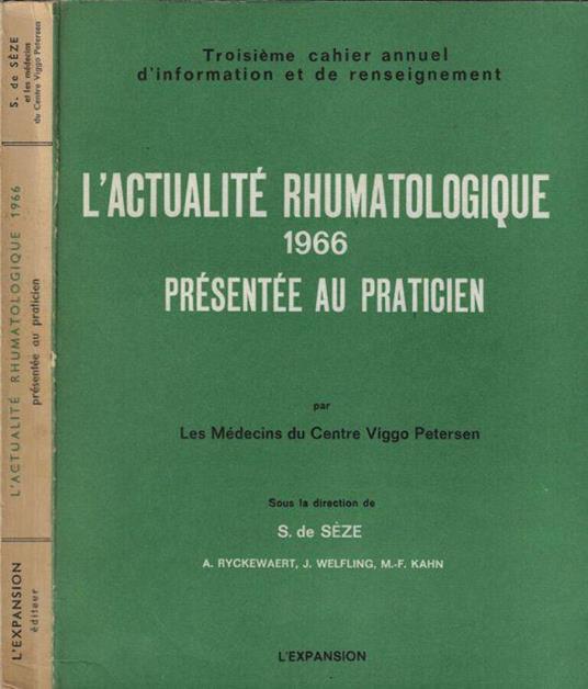 L' actualité rhumatologique 1966 présentée au praticien - copertina