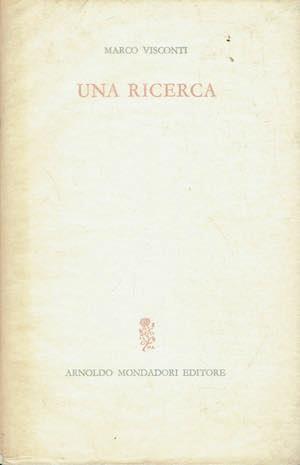 Una ricerca - Marco Visconti - copertina