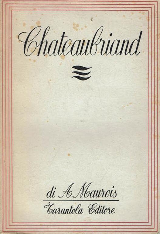 Chateaubriand - André Maurois - copertina