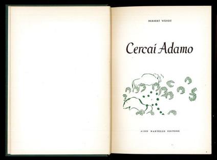 Cercai Adamo - Herbert Wendt - copertina