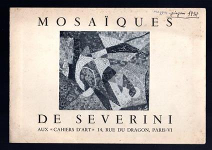 Mosaiques - Severino De Pieri - copertina