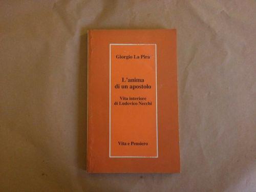 L' anima di un apostolo - Giorgio La Pira - copertina