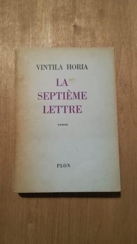 La Septième lettre - Vintila Horia - copertina