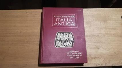 Italia antica - Alessandro Della Seta - copertina