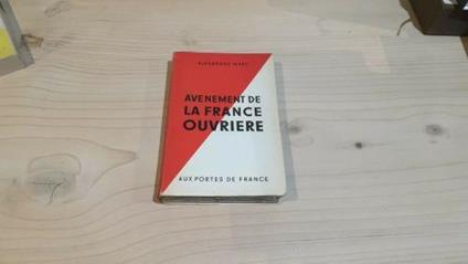 Avenement de la France ouvriere - Alexandre Marc - copertina