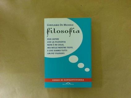 Filosofia - Girolamo De Michele - copertina