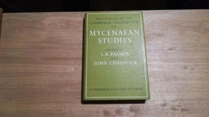 Mycenaean studies - copertina