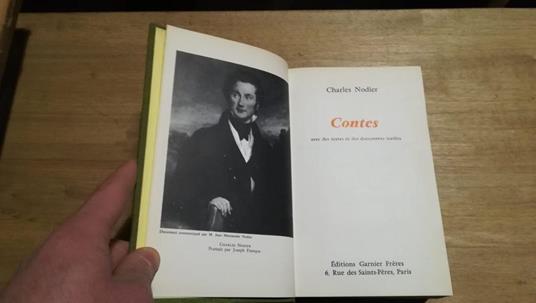 Contes - Charles Nodier - copertina