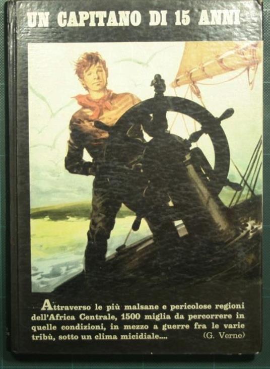 Un capitano di quindici anni - Jules Verne - copertina