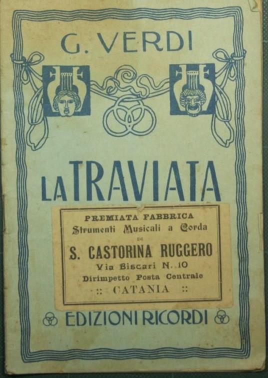 La traviata - Francesco M. Piave - copertina