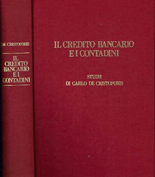 Il credito bancario e i contadini - copertina