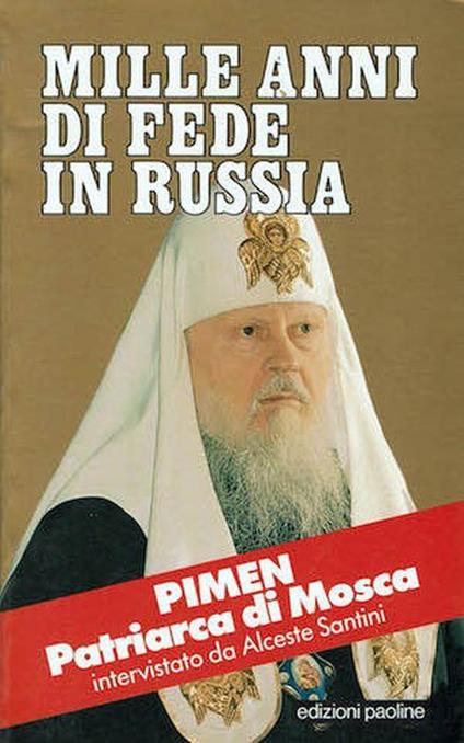 Mille anni di fede in Russia - copertina