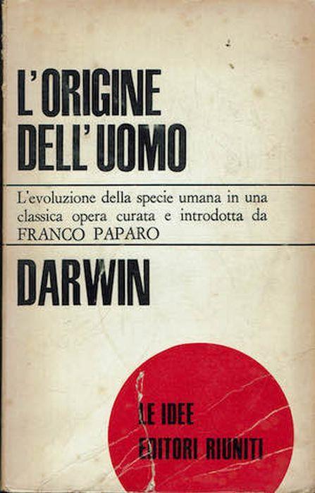 L' Origine Dell'uomo - Charles Darwin - copertina