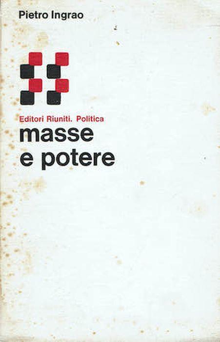 Masse E Potere - Pietro Ingrao - copertina