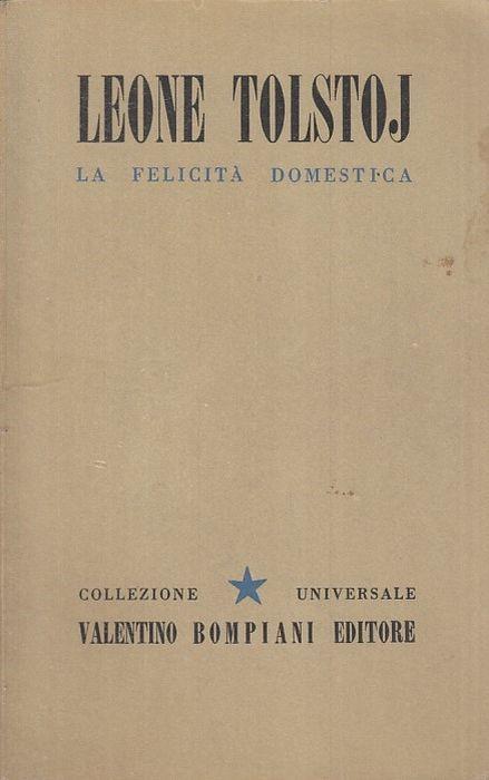 La Felicità Domestica - Lev Tolstoj - copertina