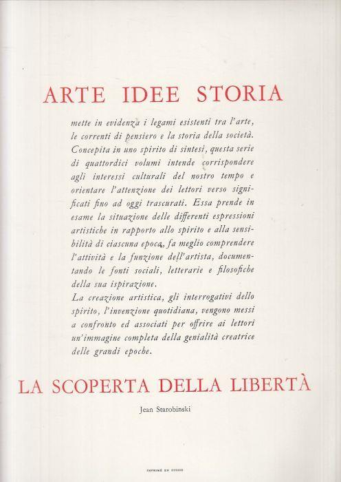 La Scoperta Della Libertà - Jean Starobinski - copertina