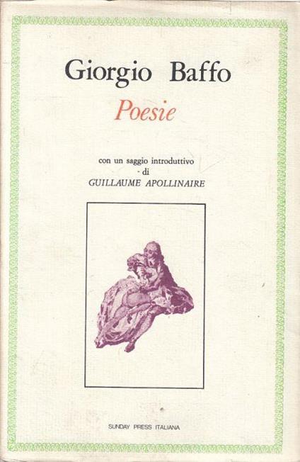 Poesie - Giorgio Baffo - copertina